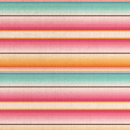 Spirit Of Serape Yellow/Pink/Blue Canvas