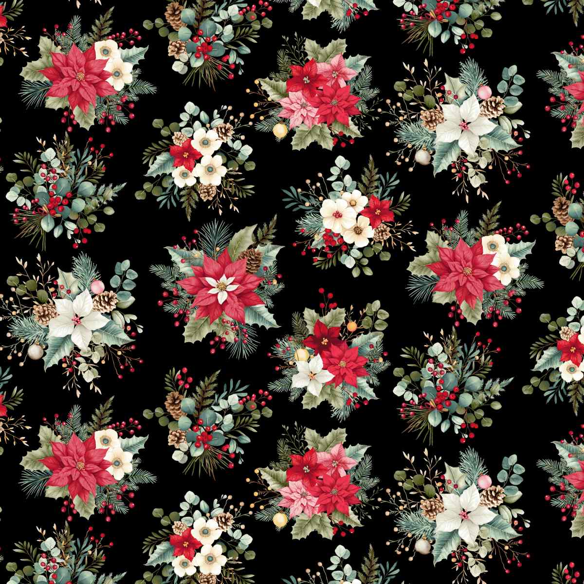 3625-99 Black || Sweet Christmas Memories