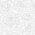 Scarlet's Treasure White on White Peony Monotone