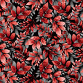 Scarlet's Treasure Black Red Leaves