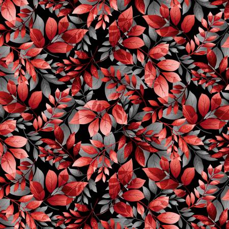 Scarlet's Treasure Black Red Leaves