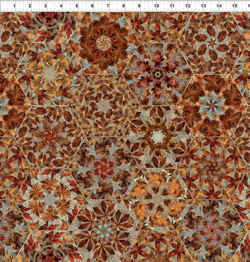 Autumn Elegance 3AE-1 Hexagons Multi