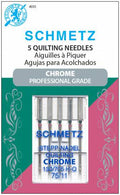 CHROME QUILTING NEEDLE 75/11 SCHMETZ