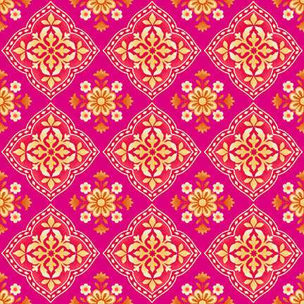 Butterfly Dreams - Fuchsia Medallion (4714-25)