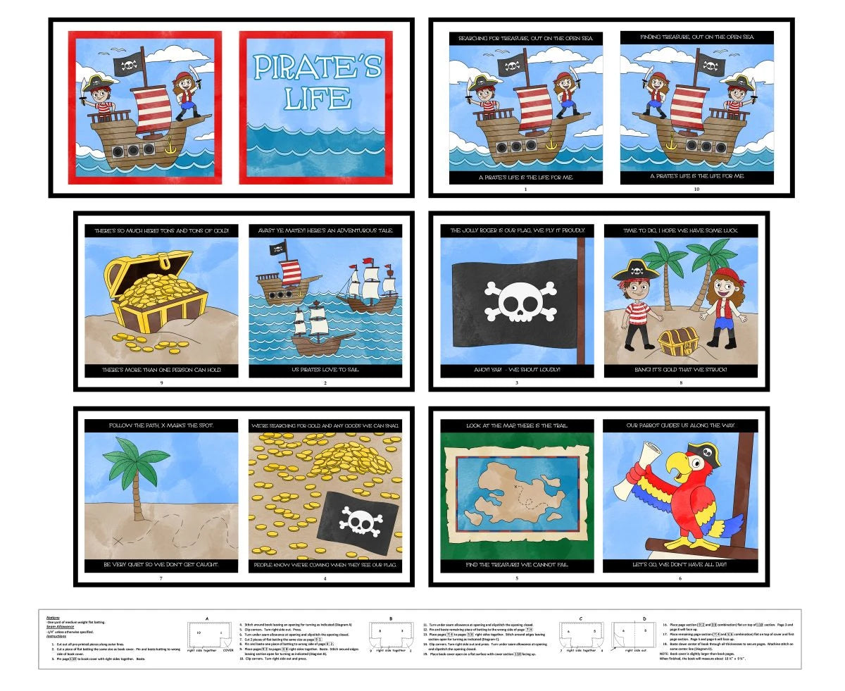 Little Library 4900P-01 Multi Pirate's Life