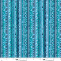Botanic Symphony 4977-73 Teal Vine Stripe