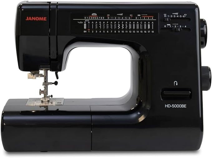 Janome HD5000BE Heavy Duty Sewing Machine with Quilt Kit