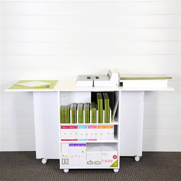 Accuquilt GO! Quilt Block Center Cutting Cabinet-White