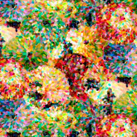 All Florida Shop Hop 2026- Impressionist Floral 108" Quilt Back