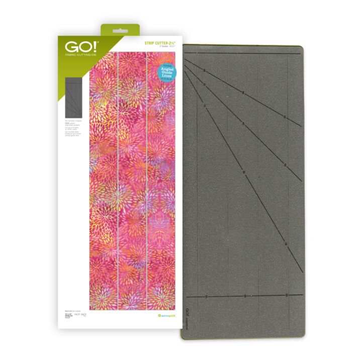 Accuquilt GO! Strip Cutter-2.5" (2" Finished) 3 Strips Die #55017