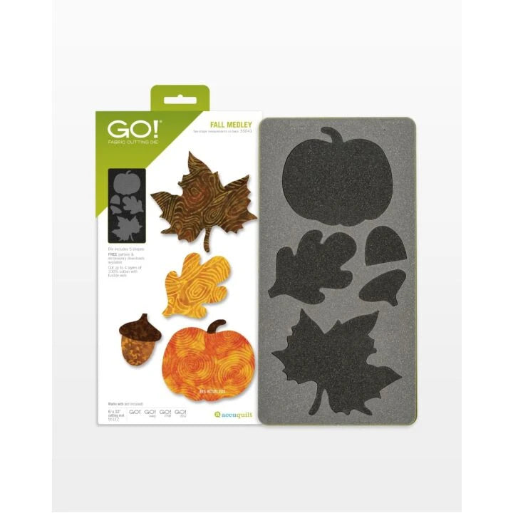 Accuquilt GO! Fall Medley Die #55041