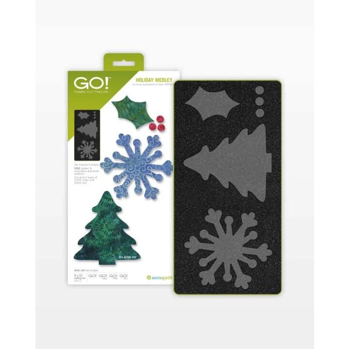 Accuquilt GO! Holiday Medley Die #55043