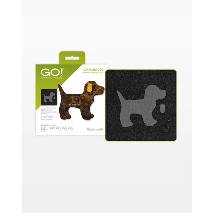 Accuquilt GO! Gingham Dog #55064