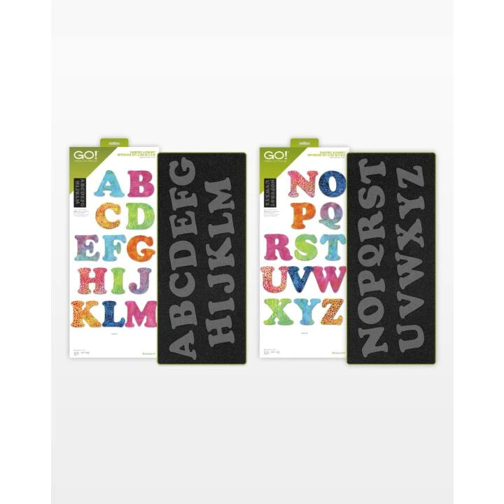 Accuquilt GO! Carefree Alphabet Uppercase Set (2-Die Set) #55092