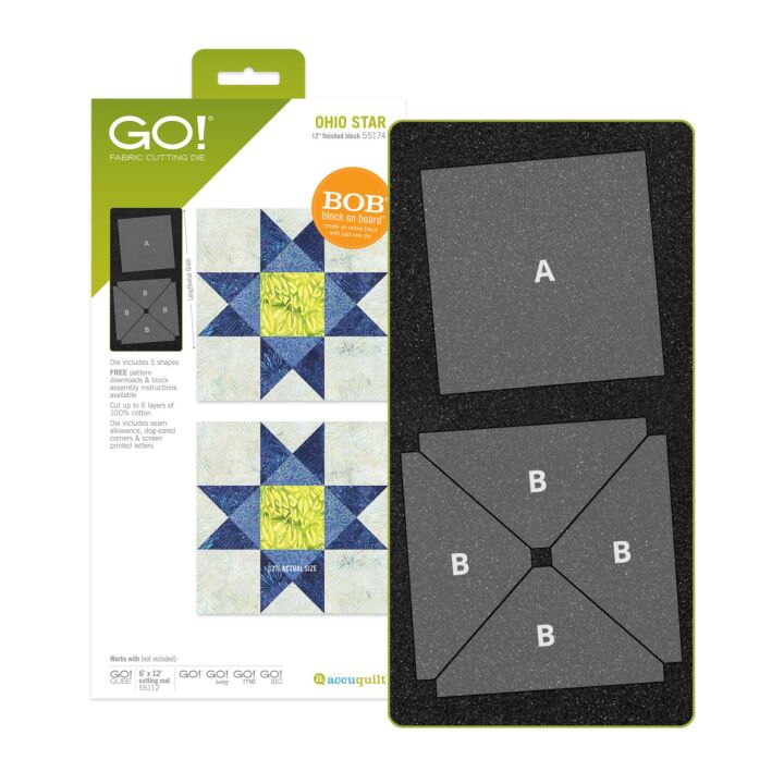 Accuquilt GO! Ohio Star-12" Finished Die #55174