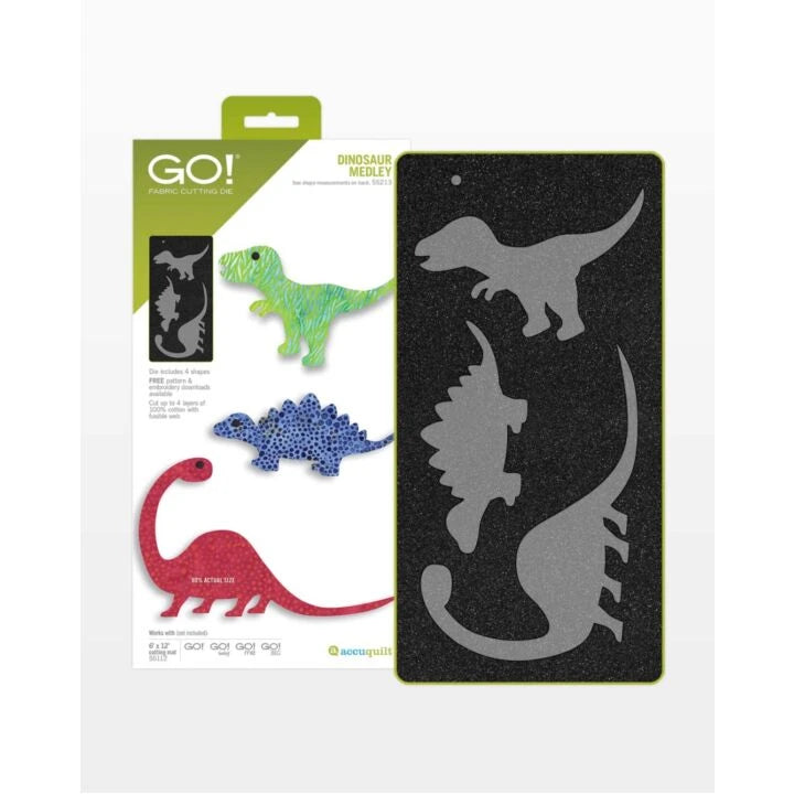 Accuquilt GO! Dinosaur Medley Limited Edition Die #55213