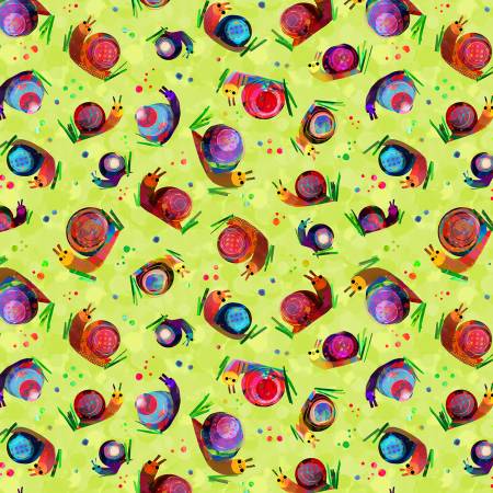 Chartreuse Garden Snails 55466D-11