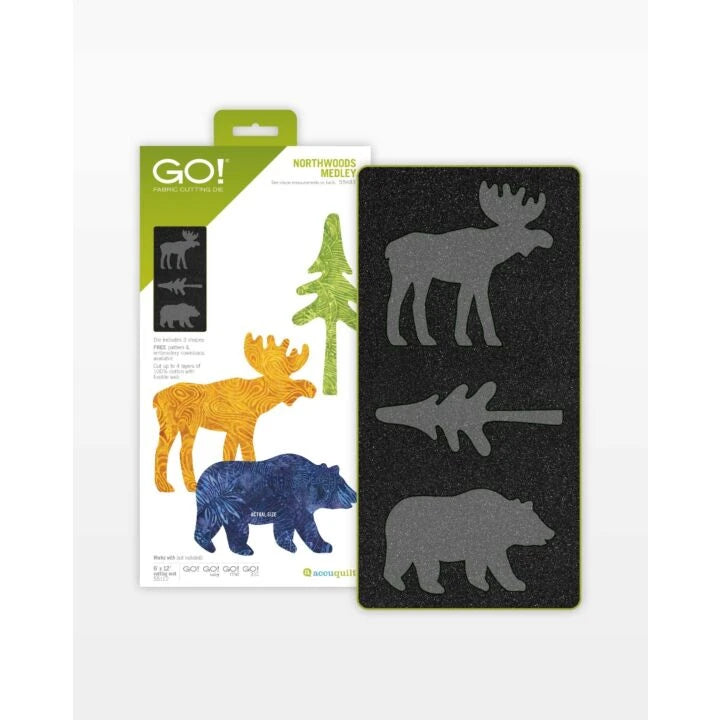 Accuquilt GO! Northwoods Medley Die #55483