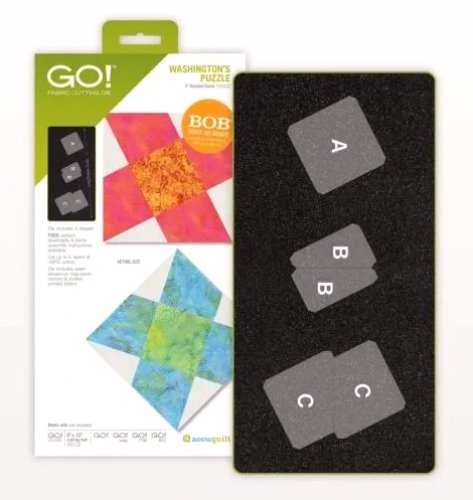 Accuquilt GO! Washington's Puzzle-4" Finished Die