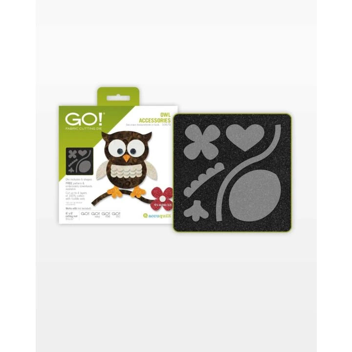 Accuquilt GO! Owl Accessories Die #55675