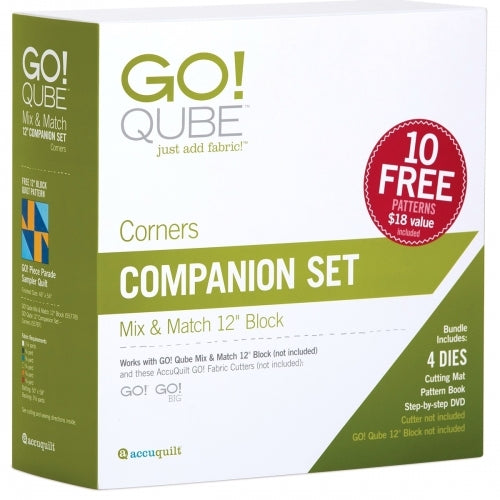 Accuquilt GO! Qube 12" Companion Set -Corners