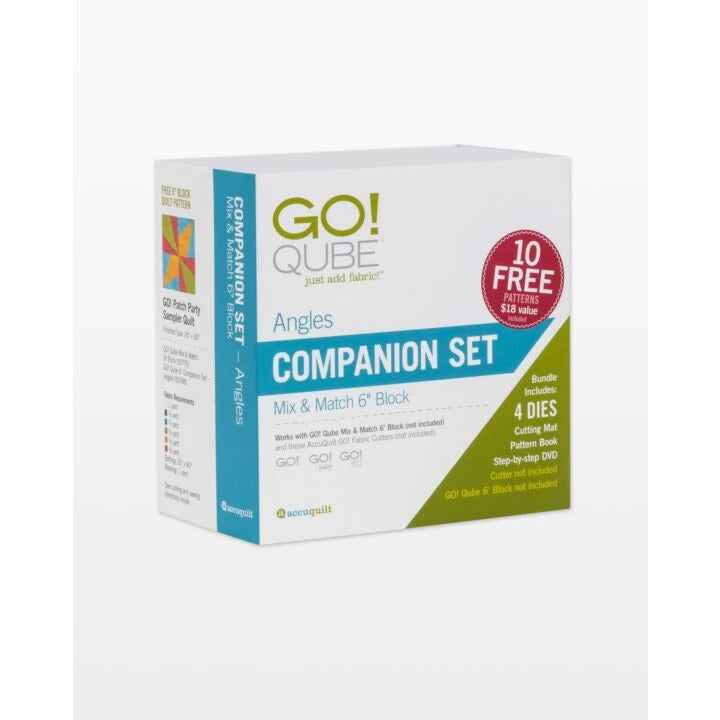 Accuquilt GO! Qube 6" Companion Set - Angles #55788