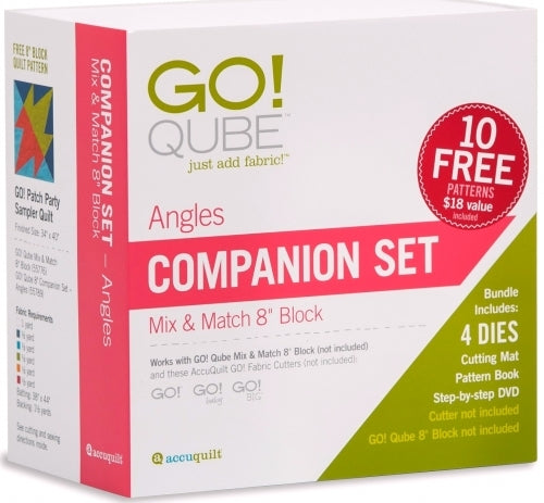 Accuquilt GO! Qube 8" Companion Set - Angles