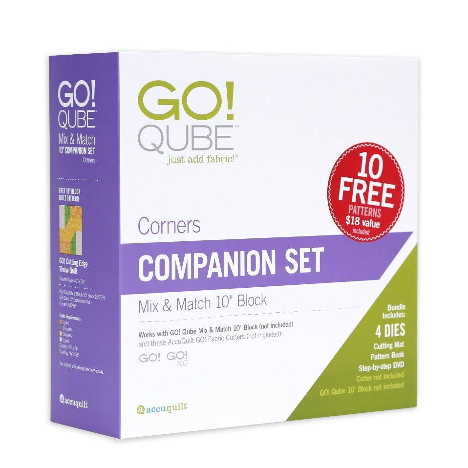 Accuquilt GO! Qube 10" Companion Set - Corners