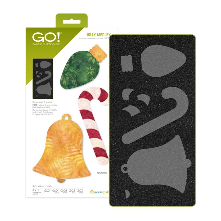 Accuquilt GO! Jolly Medley Die #55959