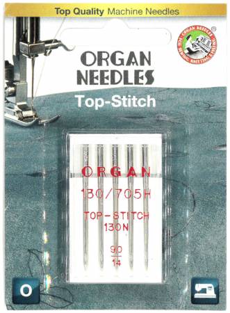 Organ Top-Stitch Size 90/14 Needles