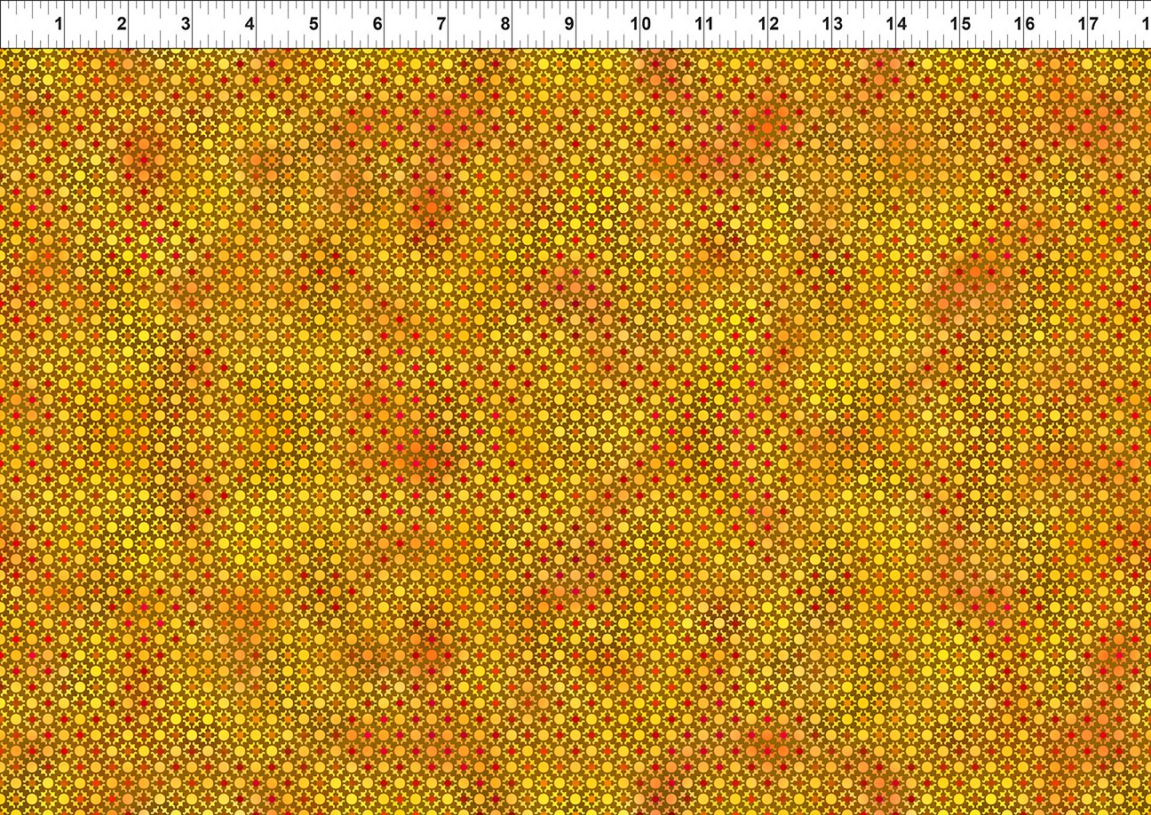 Unusual Garden II - Dots - Citron