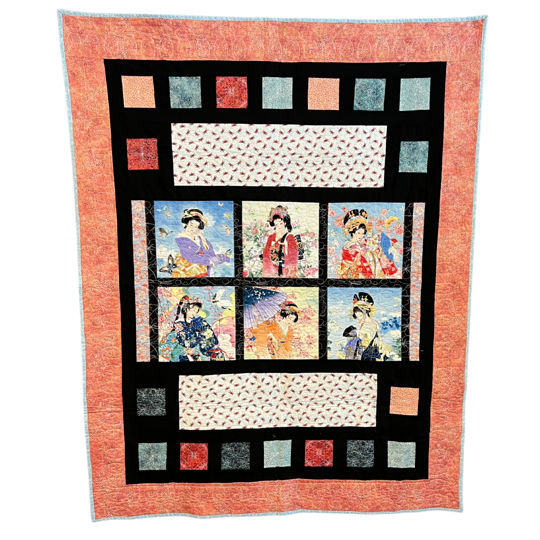 Oriental Ladies Coral 52" x  66" - Shop Sample