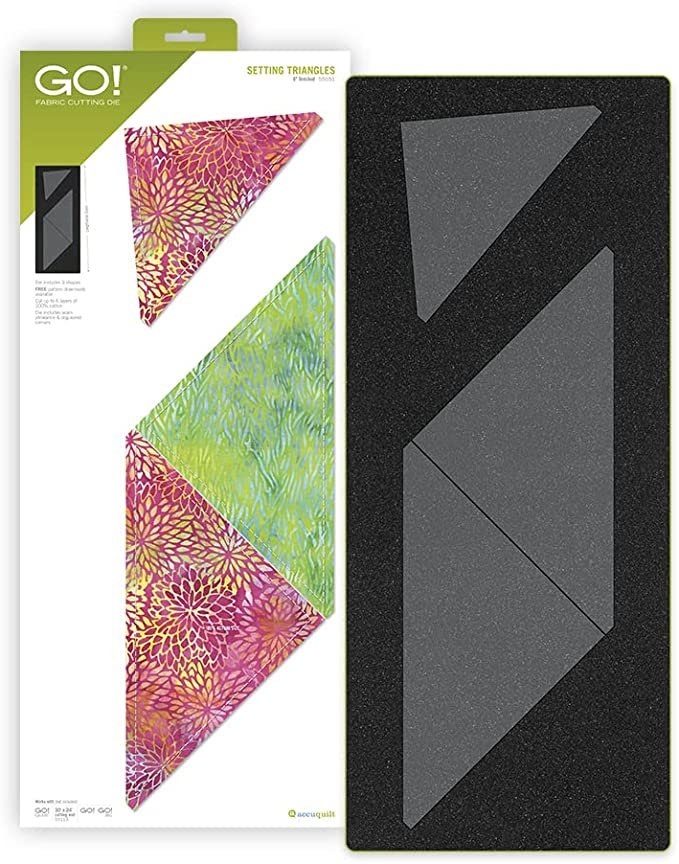 Accuquilt GO! Setting Triangles-8" Finished Die