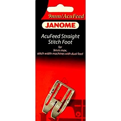 Janome - AcuFeed Straight Stitch Foot for 9mm