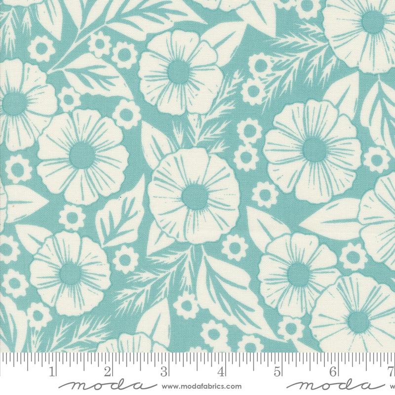 Field Of Flowers Robins Egg 3311 14 Moda #1