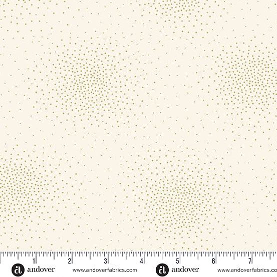 Spritz Metallic by Andover Fabrics Spritz Cream A-10046-ML