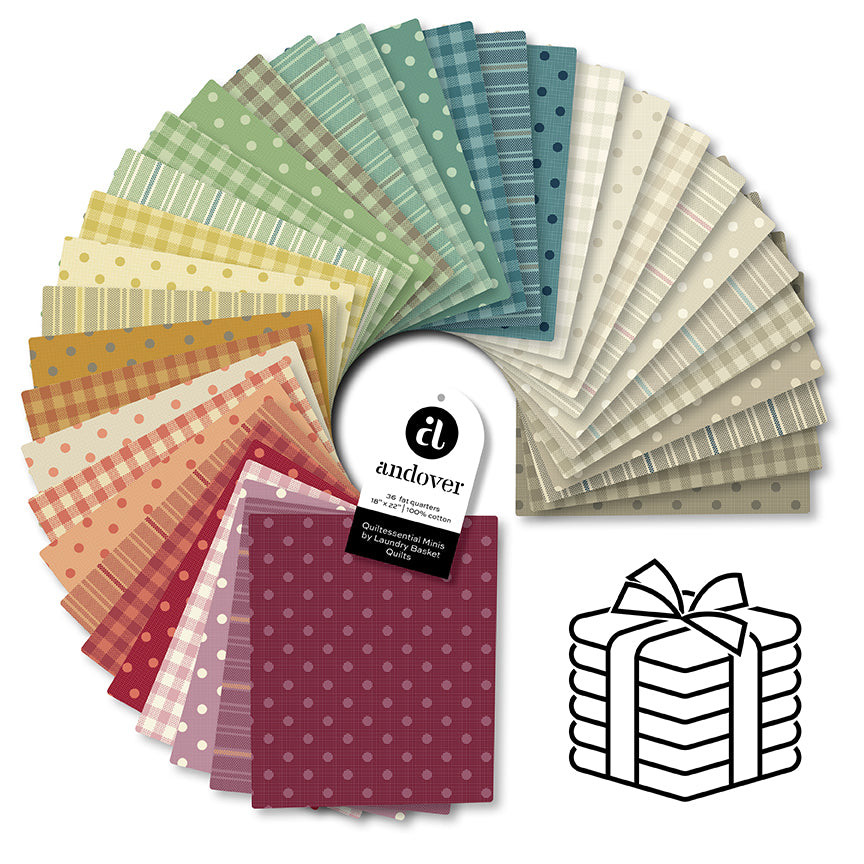Quiltessential Minis - Fat Quarter Bundle - 36 Cuts Each FQ-QUILM-36