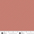 The Nutcracker by Makower UK Candy Cane Stripe Red