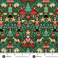 The Nutcracker by Makower UK Sugar Plum Green