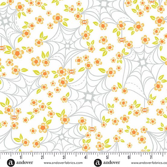 Ghostly Garden by KP Creates Web and Bloom White