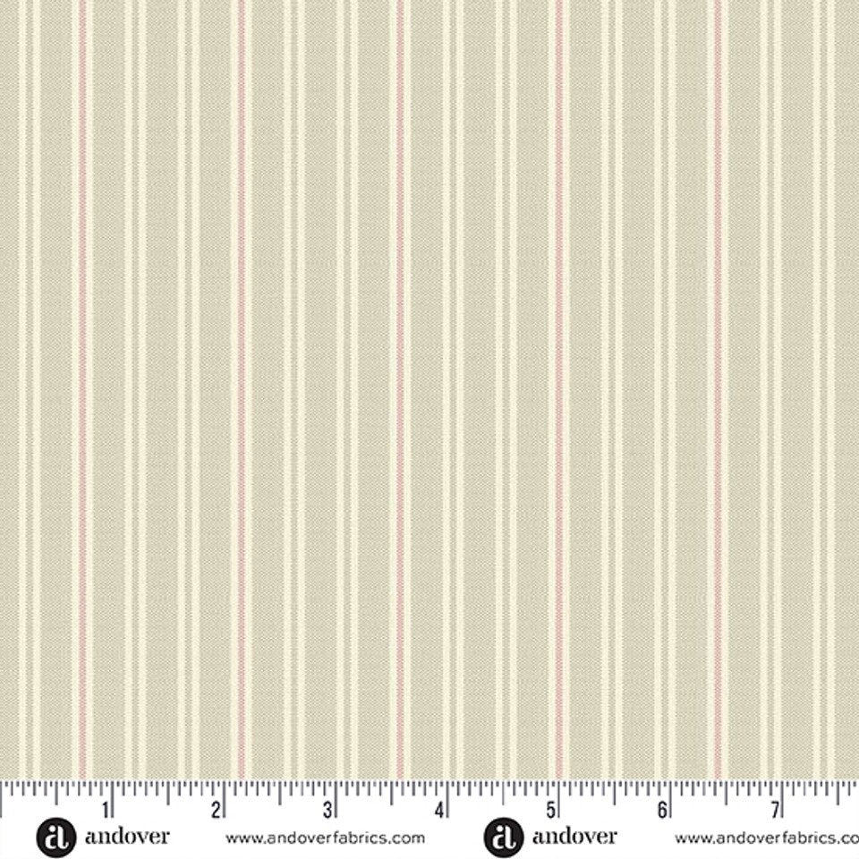 Quiltessential by Laundry Basket Quilts Double Stripe Rose A-1672-LE