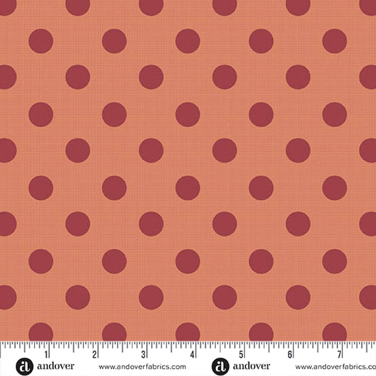 Quiltessential by Laundry Basket Quilts Large Dot Tiger Lily A-1674-O1