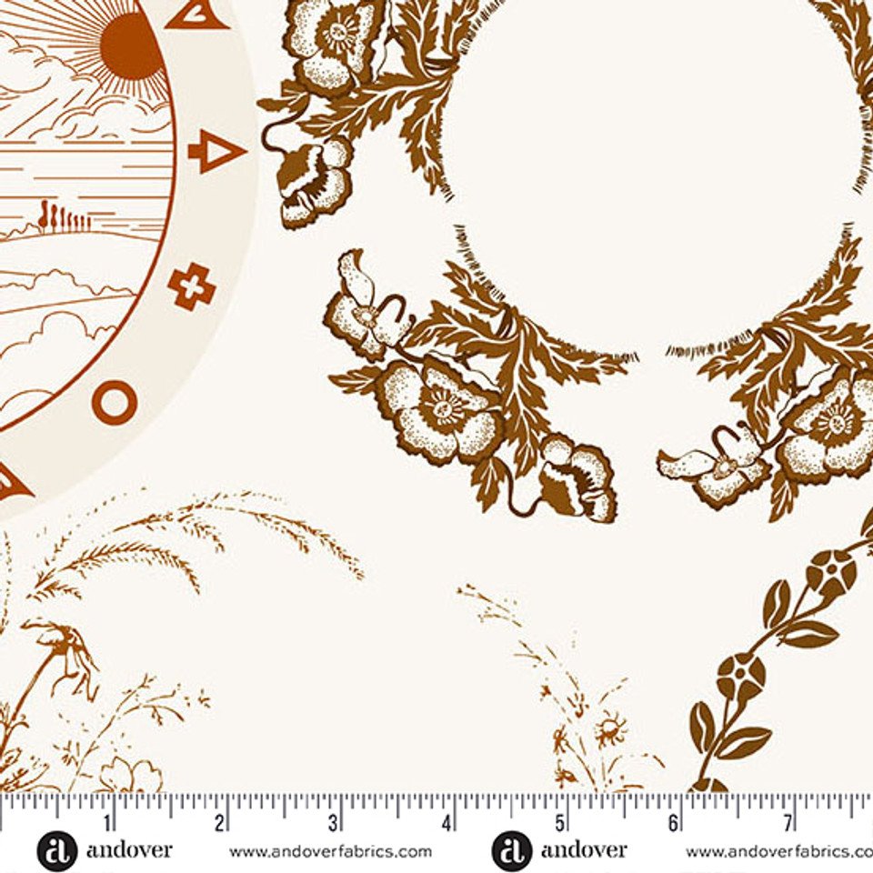 Camp Kitschy Lala by Alison Glass Thankful Cream A-1712-L