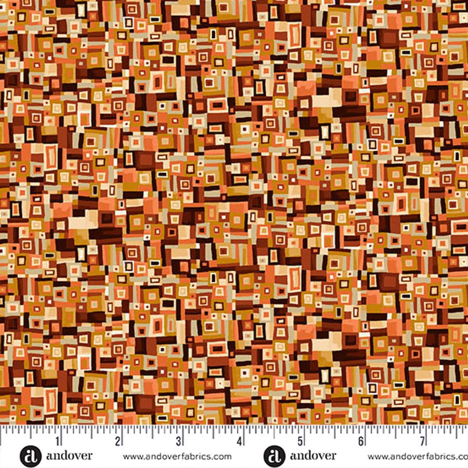 Golden by Makower UK Patchwork Yellow MU-160-Y