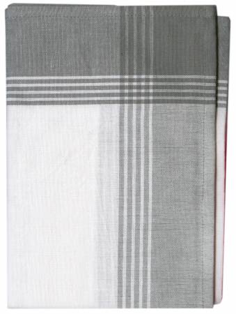 Tea Towel McLeod No Stripe Gray with White