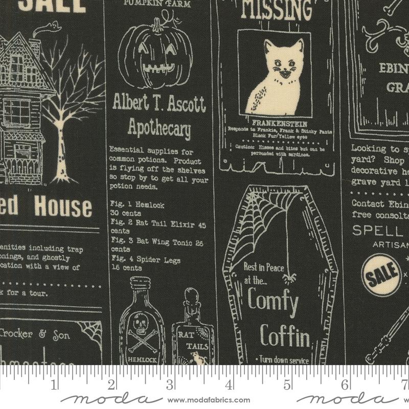 Home Sweet Haunt Midnight 20910 17 Moda #1