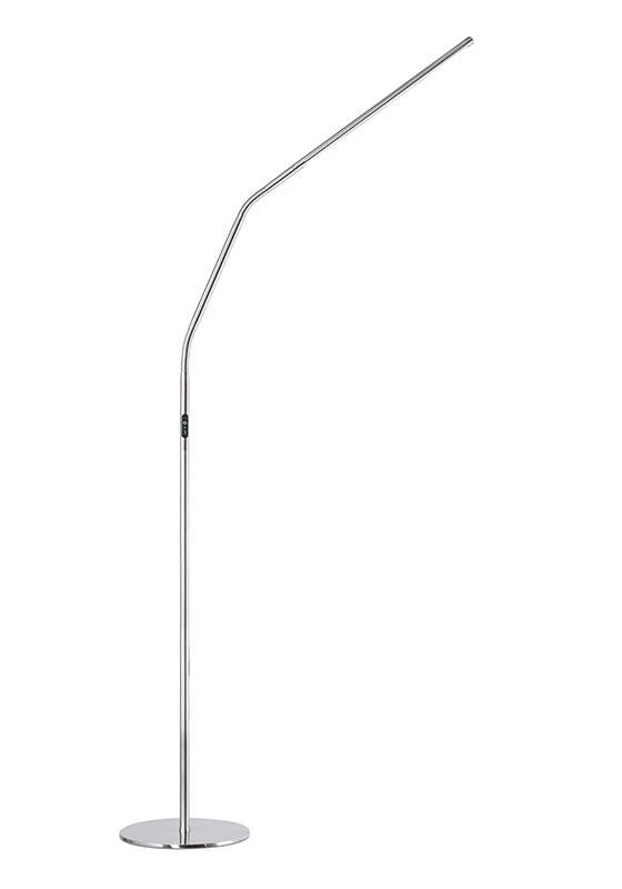 Slimline 4 LED Floor Lamp- Brush Steel Finished