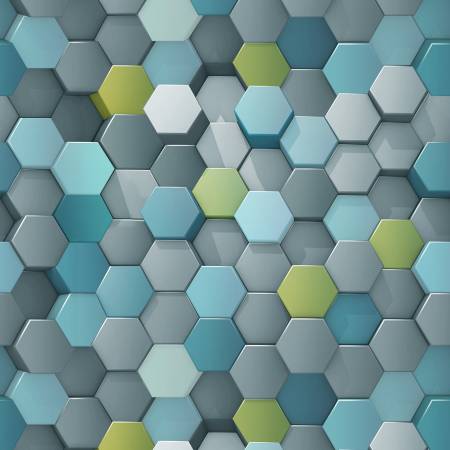Another Dimension 8685-91 Silver Hexi's