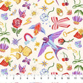Once Upon A Charm Embroidered Cream 91301-11