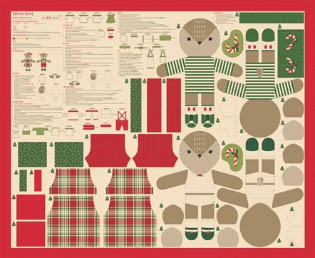 Holiday Cheer Panel Natural 20979 11